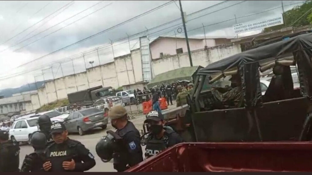 Disturbios en cárcel de Esmeraldas tras detención de Tiguerones