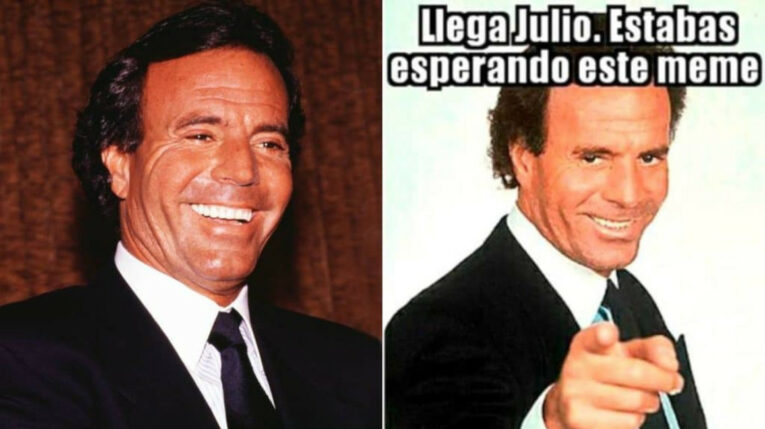 Es julio y las redes sociales se llenan de 'memes' de Julio Iglesias