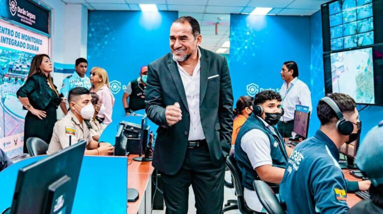 Dalton Narváez, cuando era alcalde de Durán.