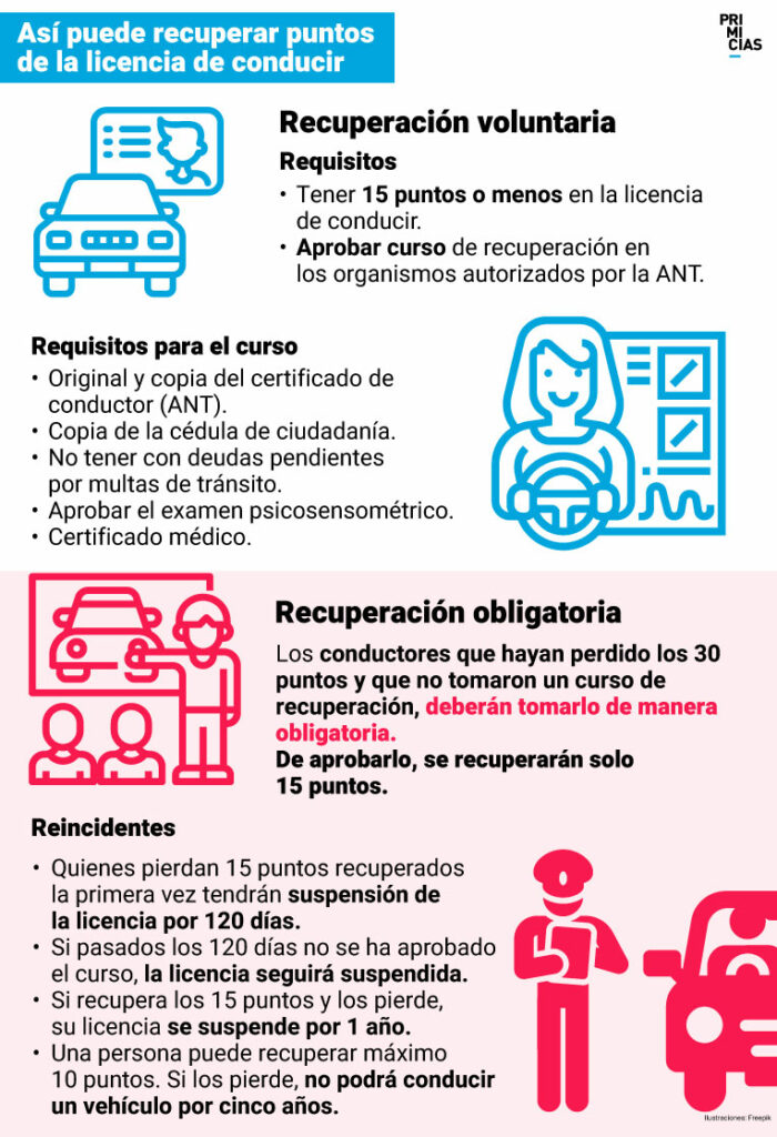 Este Es El Proceso Para Recuperar Los Puntos De La Licencia De Conducir