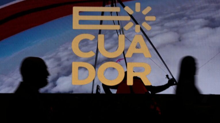 Imagen de la versión ganadora de la nueva marca país de Ecuador.