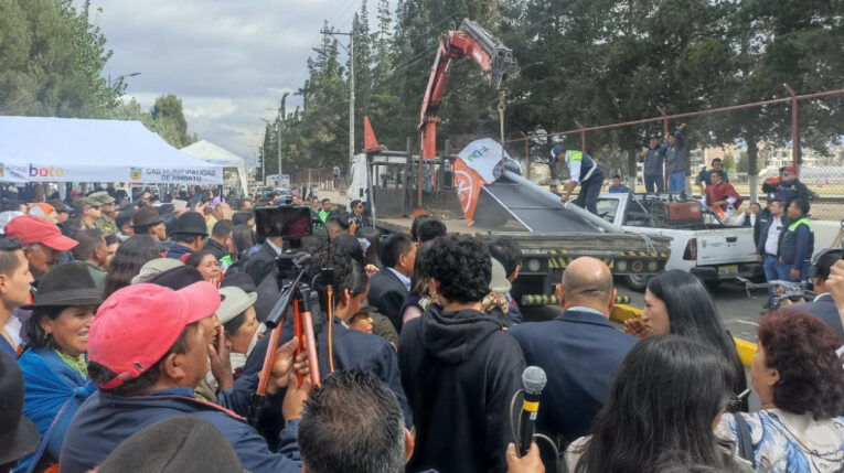 Los fotorradares dejaron de funcionar la tarde del 16 de abril de 2024 en Ambato.