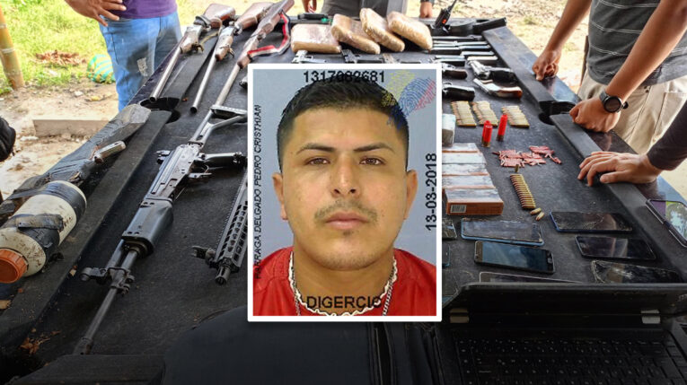 Pedro Cristhian Párraga Delgado, de 30 años, alias 'Pella', era un cabecilla de Los Choneros en Calceta, Manabí.