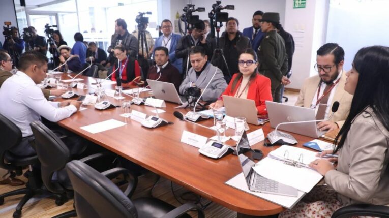 Sesión de la Comisión de Gobiernos Autónomos de la Asamblea Nacional, el 15 de mayo de 2024.