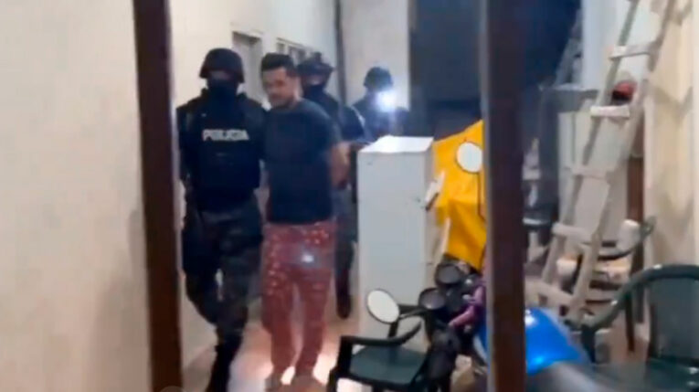 Capturan a Franton E., quinto más buscado de Santo Domingo de los Tsáchilas