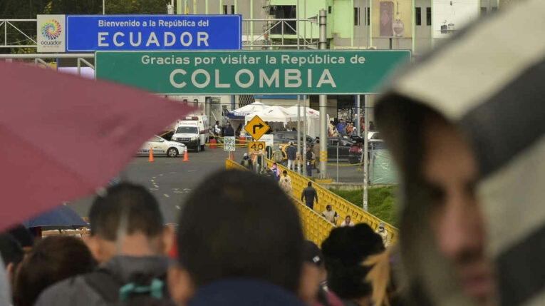 Imagen referencial del Puente de Rumichaca en la frontera entre Ecuador y Colombia.