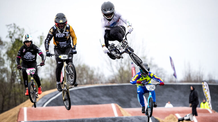 Alfredo Campo, durante una competencia en Rock Hill, Estados Unidos.