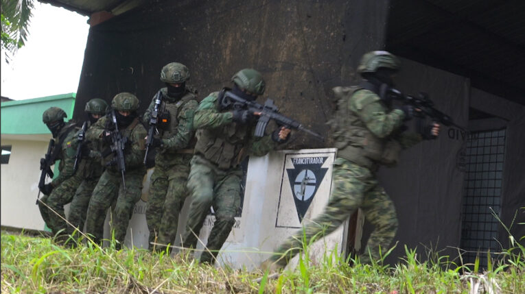 Entrenamiento de militares de las Fuerzas Especiales