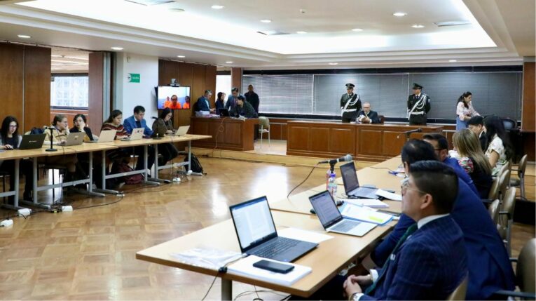 La audiencia de revisión de medidas solicitada por Pablo Muentes se desarrolla en la Corte Nacional de Justicia el 3 de julio de 2024.