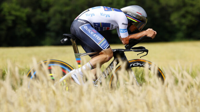 Remco Evenepoel durante la Etapa 7 del Tour de Francia, el 5 de julio de 2024.