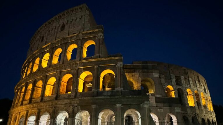 Coliseo de Roma, en Italia.