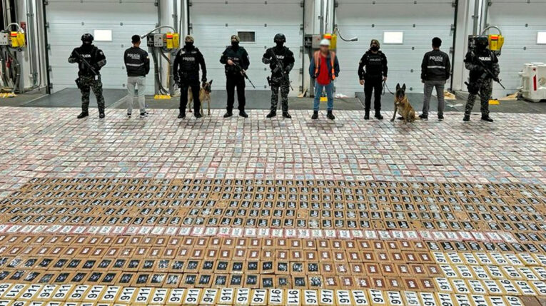 Guayas: Hallan más de 5.000 paquetes de cocaína en un contenedor que iba para Alemania