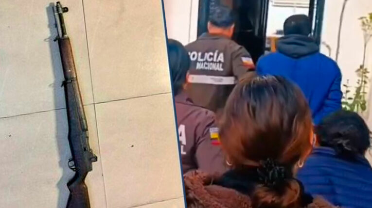Detenidos por captación ilegal de dinero tenían un fusil, letras de cambio y escrituras