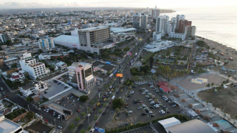 Vista panorámica de la ciudad de Manta, en Manabí.