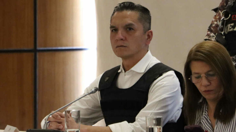 Wilman Terán, en la Comisión de Fiscalización y Control Político de la Asamblea, el 17 de junio de 2024.