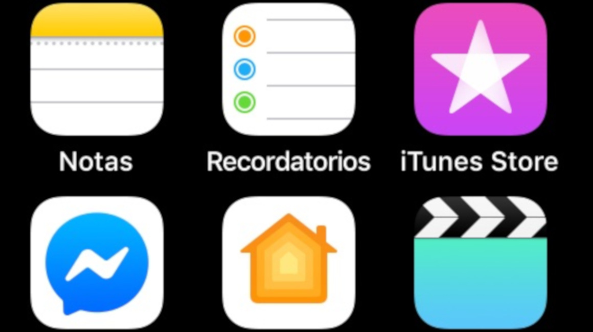 Impresión de pantalla con la app iTunes Store