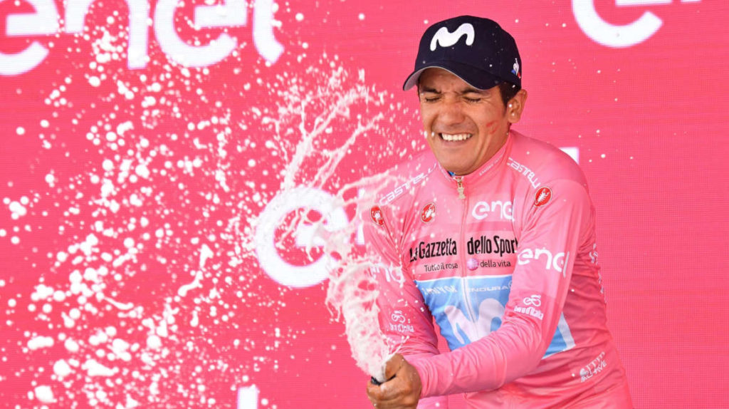 Carapaz encara las últimas jornadas del Giro de Italia como líder