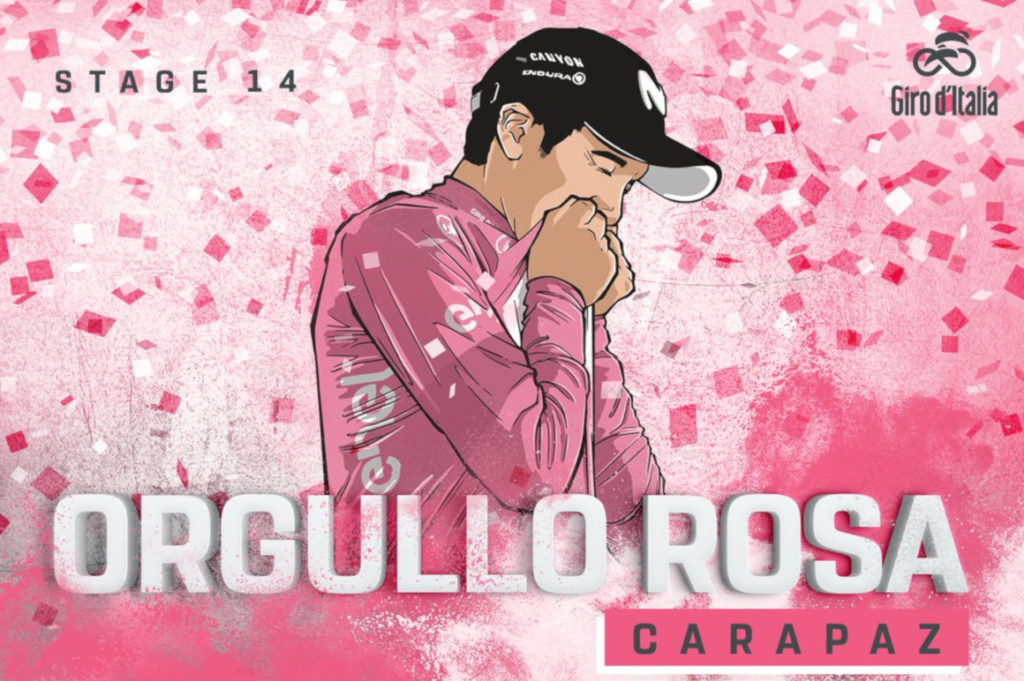 Richard Carapaz: “Aquí se está jugando el Giro y he atacado”