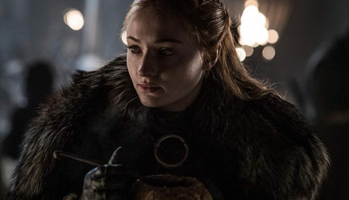 Sansa Stark (Sophie Turner) en la temporada 8 de Game of Thrones.
