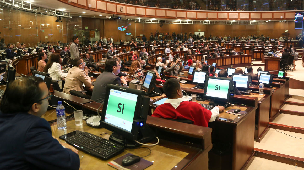 Asamblea Nacional Ecuador votación