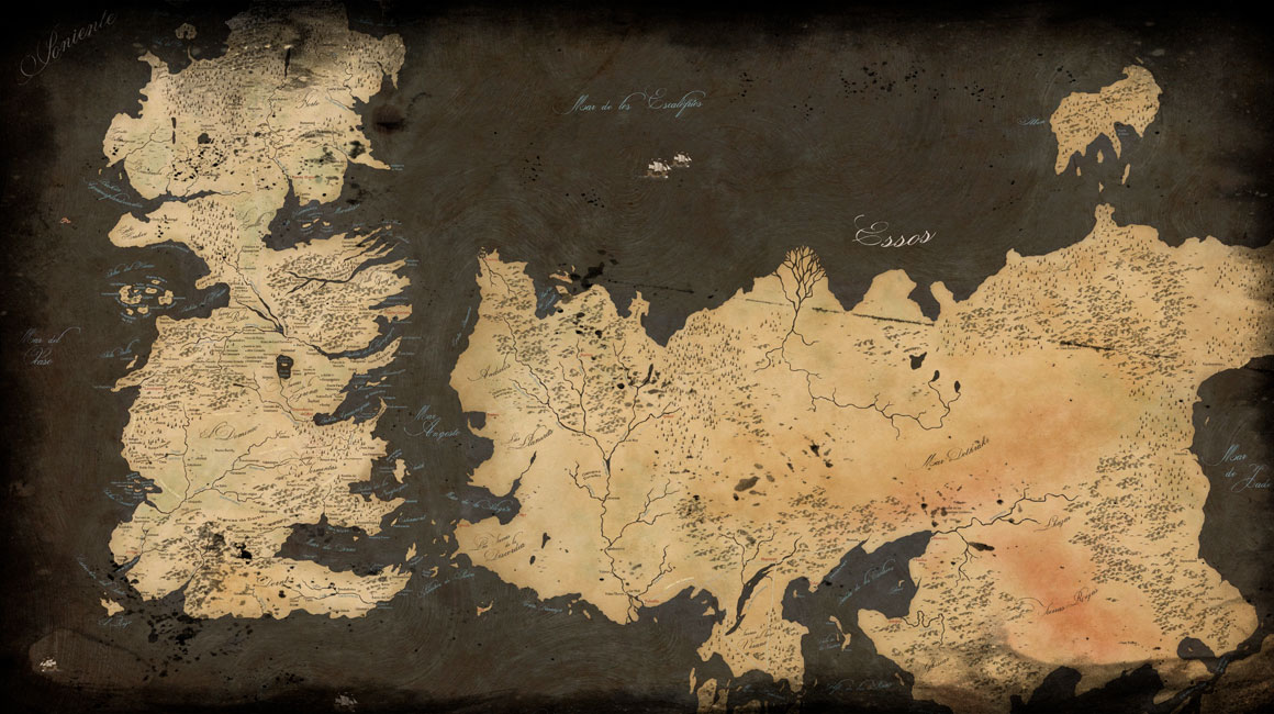 Mapa de Game Of Thrones
