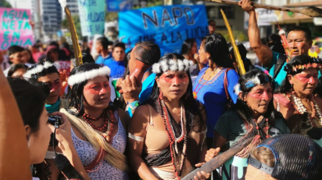 Los indígenas advierten al Gobierno que no dejarán sacar ni una “gota de petróleo” de la Amazonía