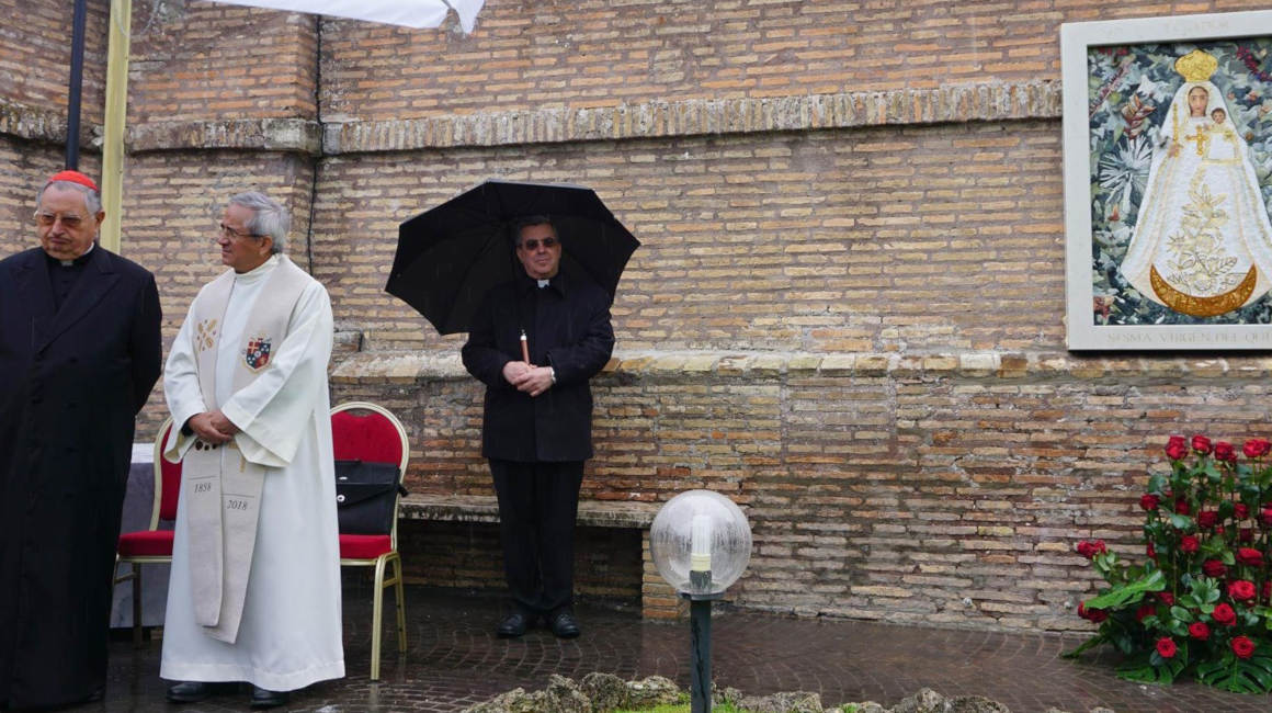 La Virgen de la Presentación del Quinche ya está presente en los magníficos jardines del Vaticano
