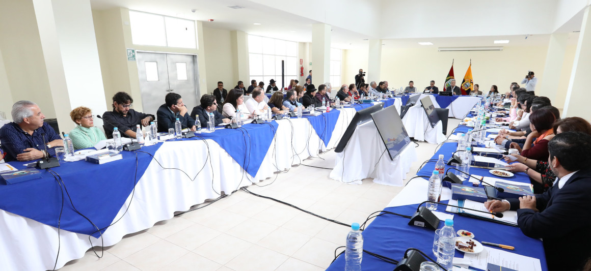 Reunión Gabinete ministerial Tungurahua