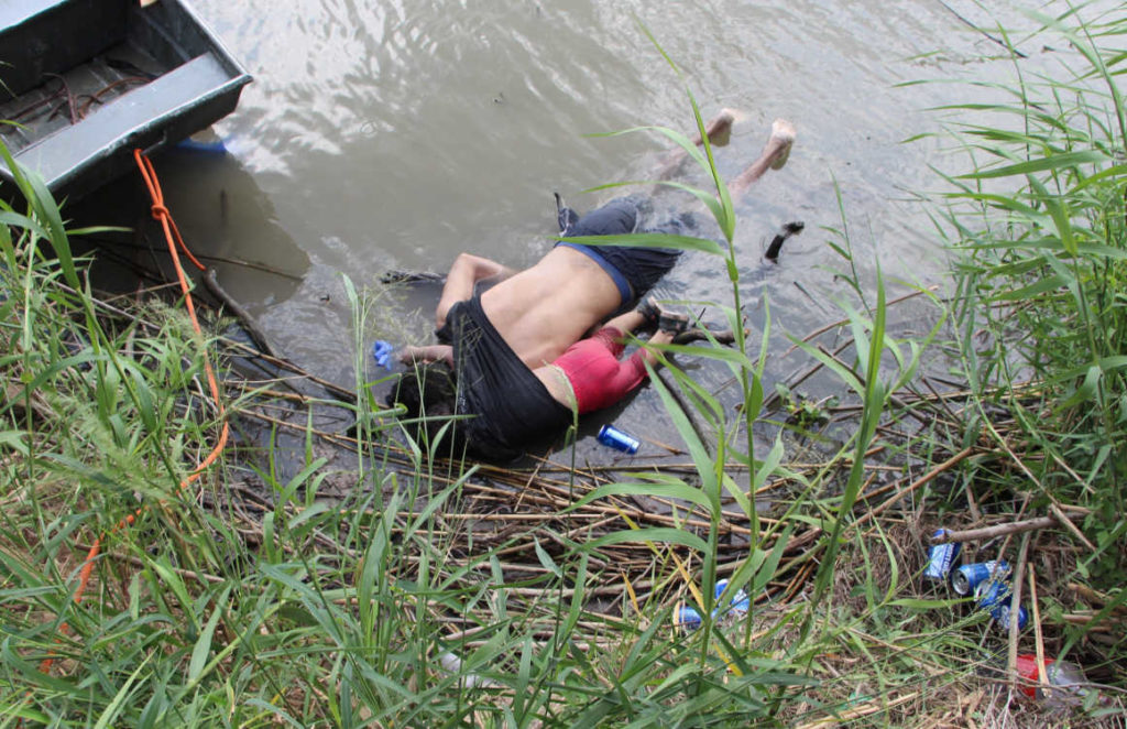 Consternación por muerte de un migrante salvadoreño y su hija