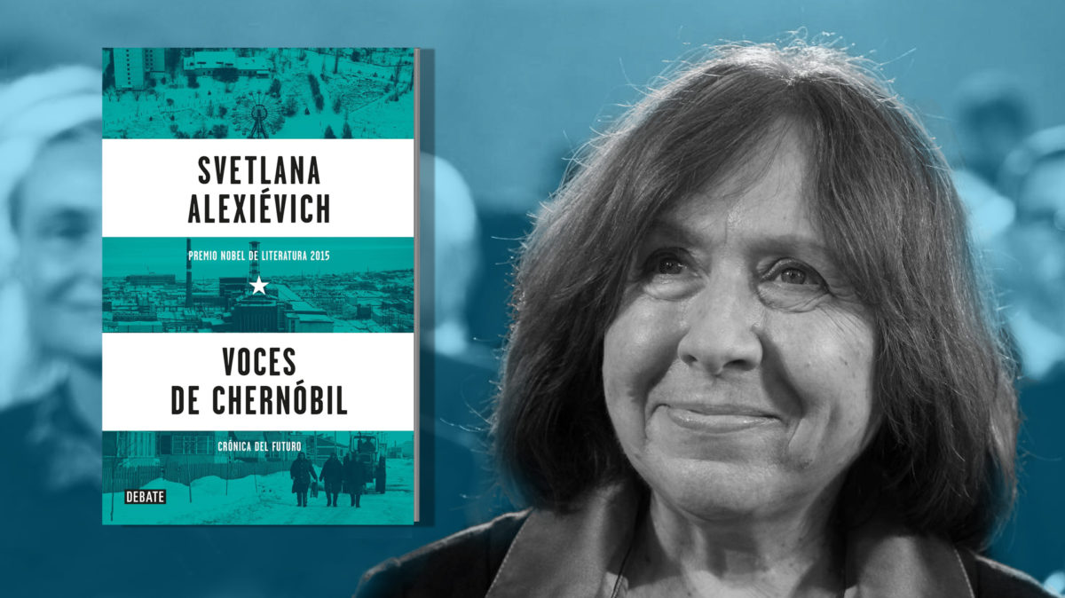 Svetlana Alexievich y 'Voces de Chernóbil'.