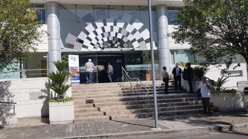 Edificio del Consejo de Participación Transitorio, en la Tamayo y Lizardo García.