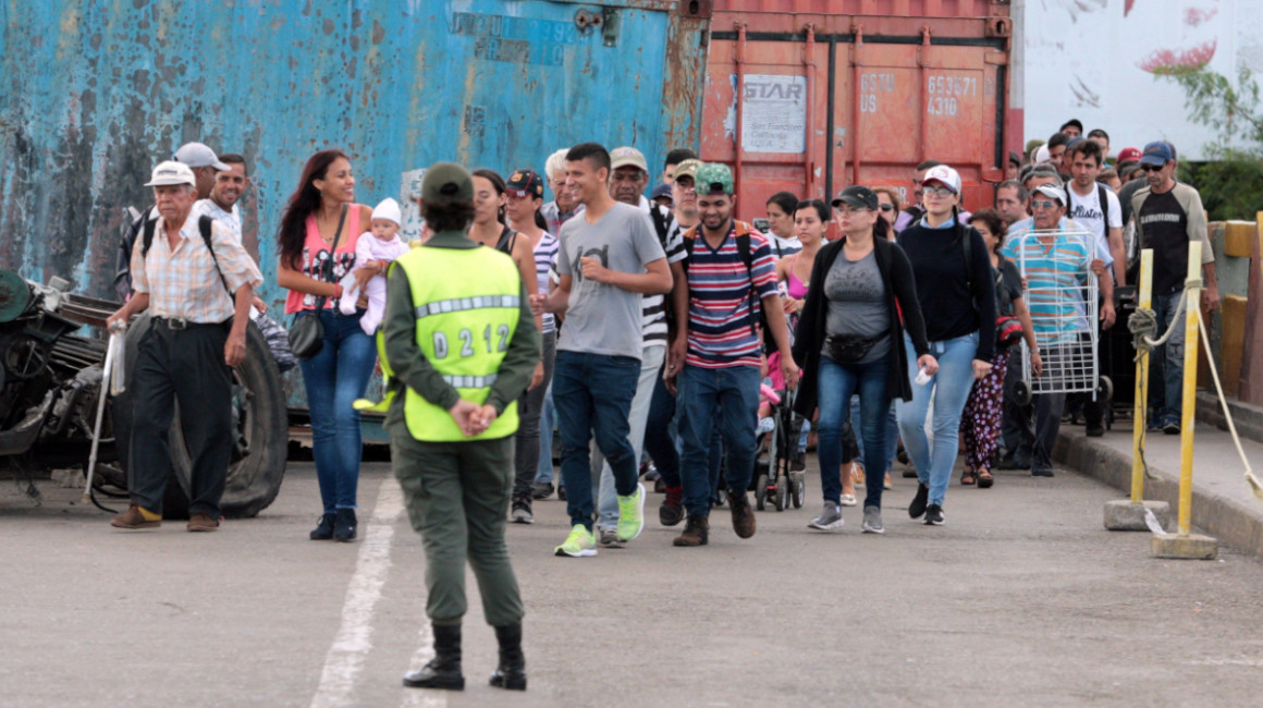 venezolanos crisis Colombia frontera