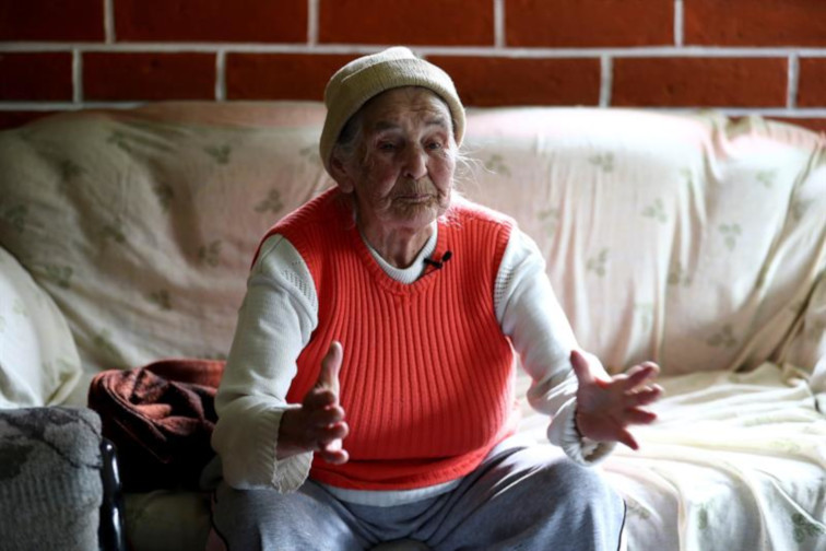 Gloria Medina, de 81 años,