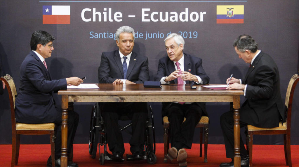 Ecuador iniciará negociaciones para TLC con Chile e ingreso a la Alianza del Pacífico
