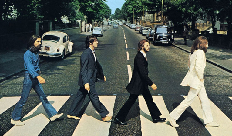 Portada de Abbey Road, de Los Beatles.