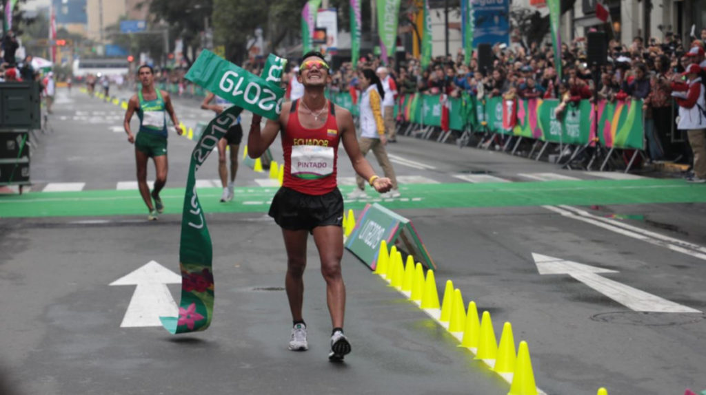 El marchista Daniel Pintado da una nueva medalla de oro a Ecuador en los Juegos Panamericanos