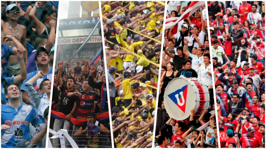 Los cinco hits que más suenan en los estadios del Ecuador