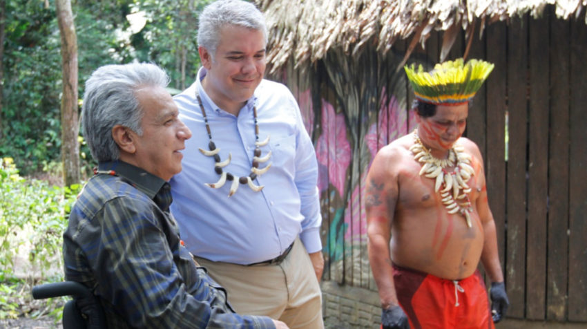 El presidente Lenín Moreno participó en la Cumbre Presidencial por la Amazonía.