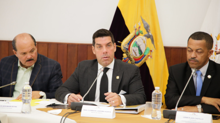 El ministro de Ambiente, Raúl Ledesma, en la Comisión de Soberanía Alimentaria, el 4 de septiembre de 2019.