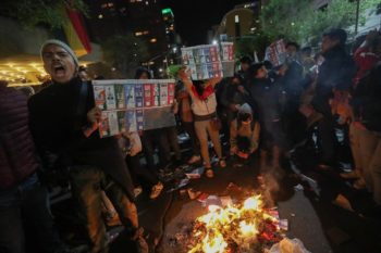 protestas Bolivia