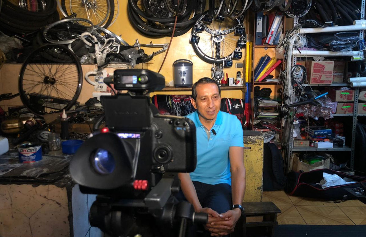 Entrevista a Pedro el 'Águila' Rodríguez, cinco veces ganador de la Vuelta al Ecuador. 