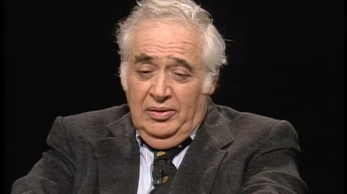 Harold Bloom, en una entrevista en 1992 en el programa de Charlie Rose.