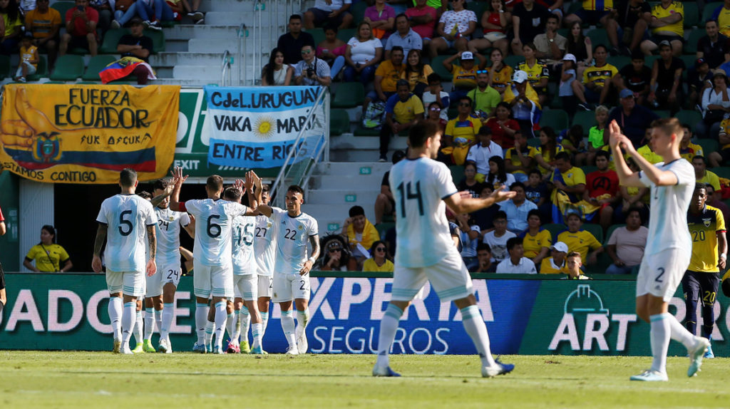 Argentina humilla a Ecuador y le gana 6 a 1 en Elche, España