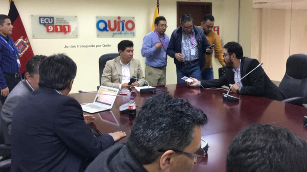 Alcalde Yunda calcula que Quito pierde USD 110 millones por cada día de paralización