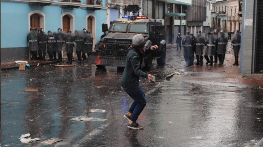 11 días de protestas se vivieron en Ecuador. 
