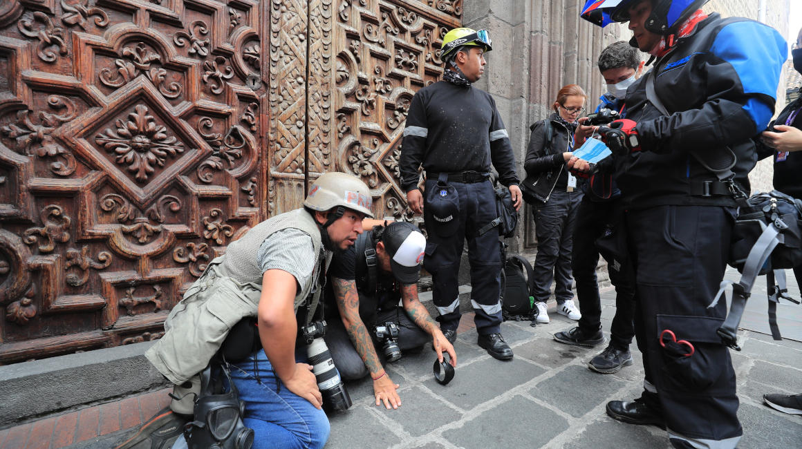Foto Archivo: Fotógrafos y periodistas fueron agredidos por la Policía.
