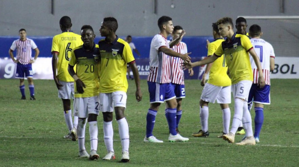 La selección ecuatoriana Sub 15 empató contra el anfitrión del Sudamericano