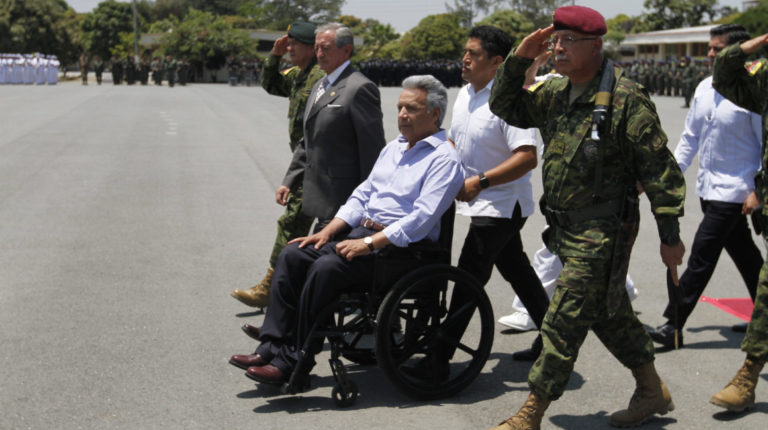 El 29 de agosto, el presidente Lenín Moreno visitó el Fuerte Militar Huancavilca con las autoridades del ramo.