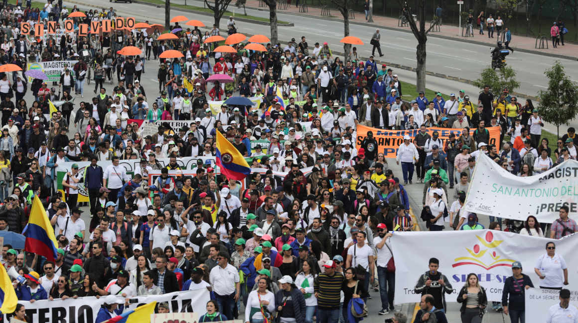 Huelga en Colombia