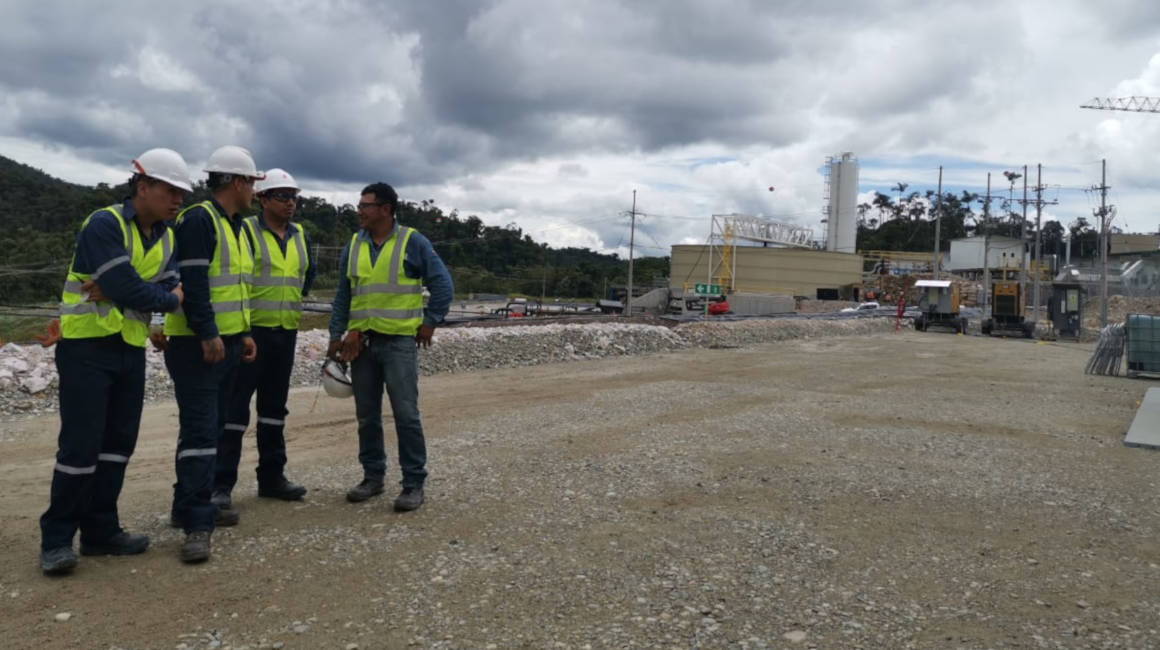 Vista general del proyecto minero Fruta del Norte, en la provincia de Zamora Chinchipe, en noviembre de 2019.